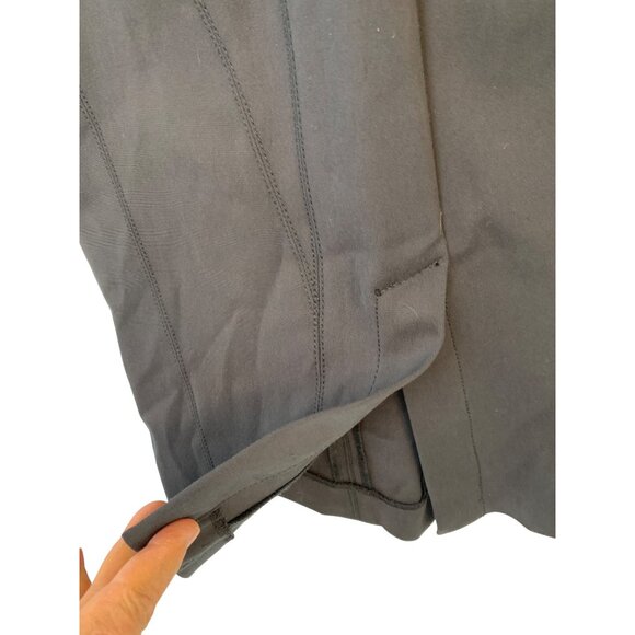 DKNY Black Sleeveless Bodycon Sheath Dress Size 8 Scuba Rear Zipper RY10399 - Picture 9 of 10